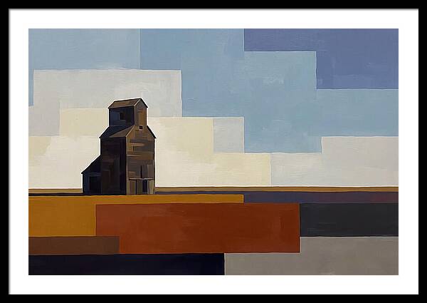 Old Wooden Grain Elevator
