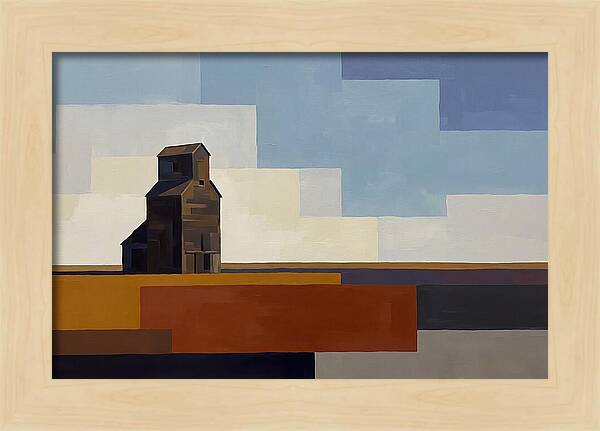 Old Wooden Grain Elevator