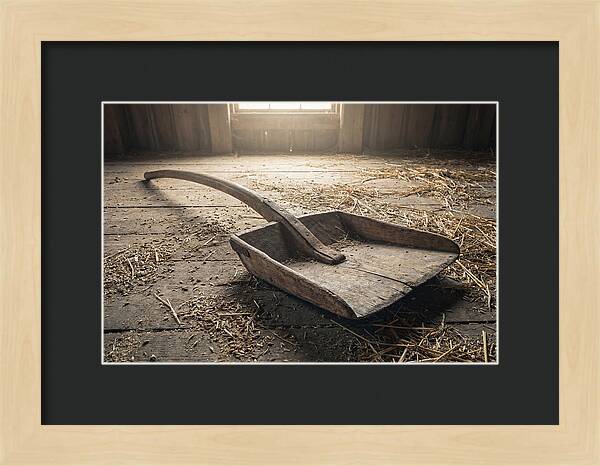 Old Wooden Grain Shovel