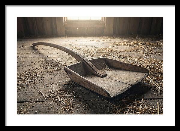 Old Wooden Grain Shovel