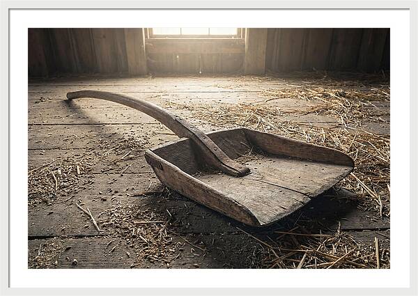 Old Wooden Grain Shovel