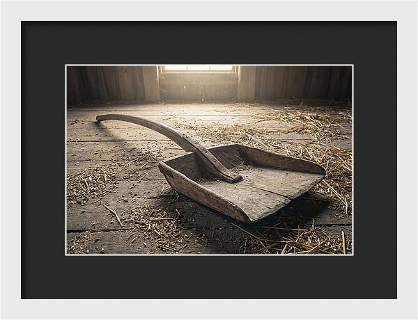 Old Wooden Grain Shovel