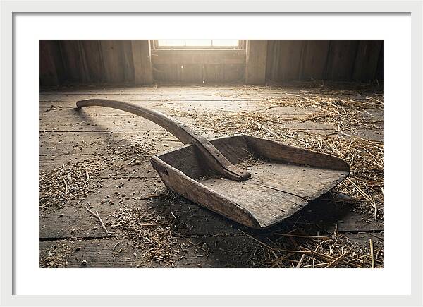 Old Wooden Grain Shovel