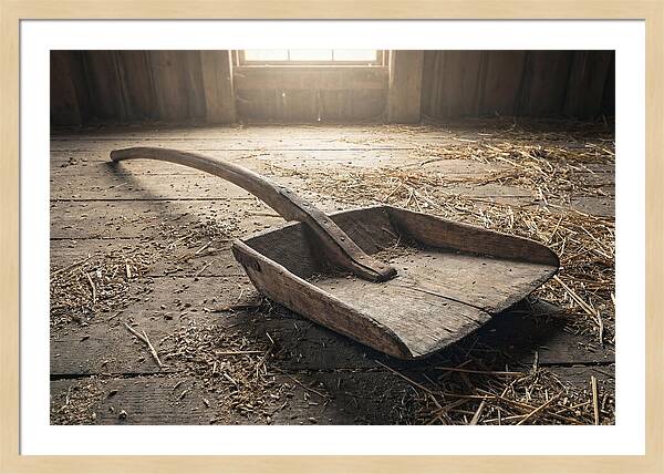 Old Wooden Grain Shovel