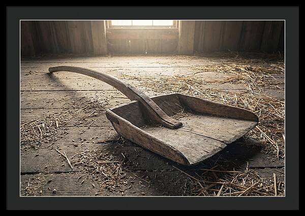 Old Wooden Grain Shovel