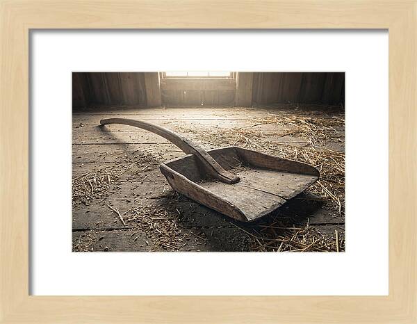 Old Wooden Grain Shovel