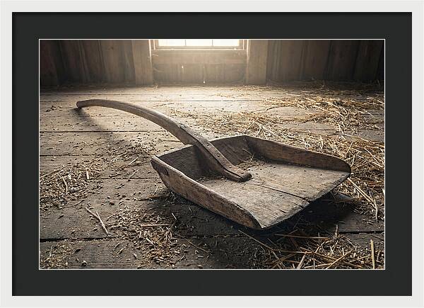 Old Wooden Grain Shovel