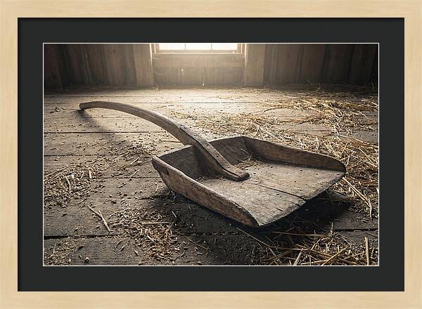 Old Wooden Grain Shovel