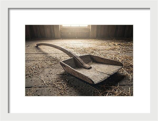 Old Wooden Grain Shovel