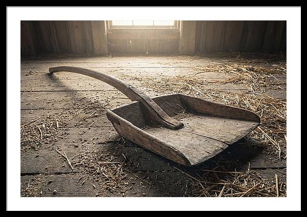 Old Wooden Grain Shovel