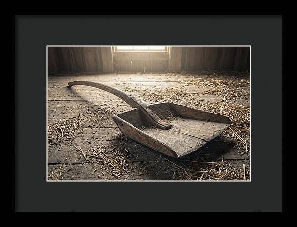 Old Wooden Grain Shovel