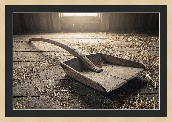 Old Wooden Grain Shovel