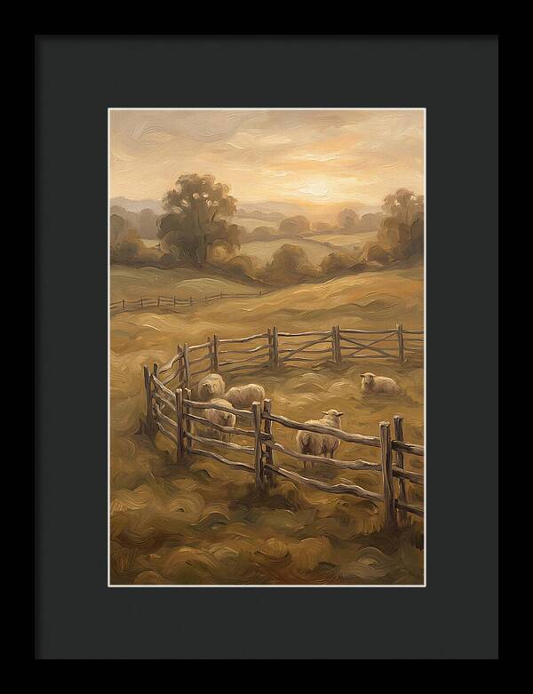 Old Wooden Hurdles Fencing Sheep Pen