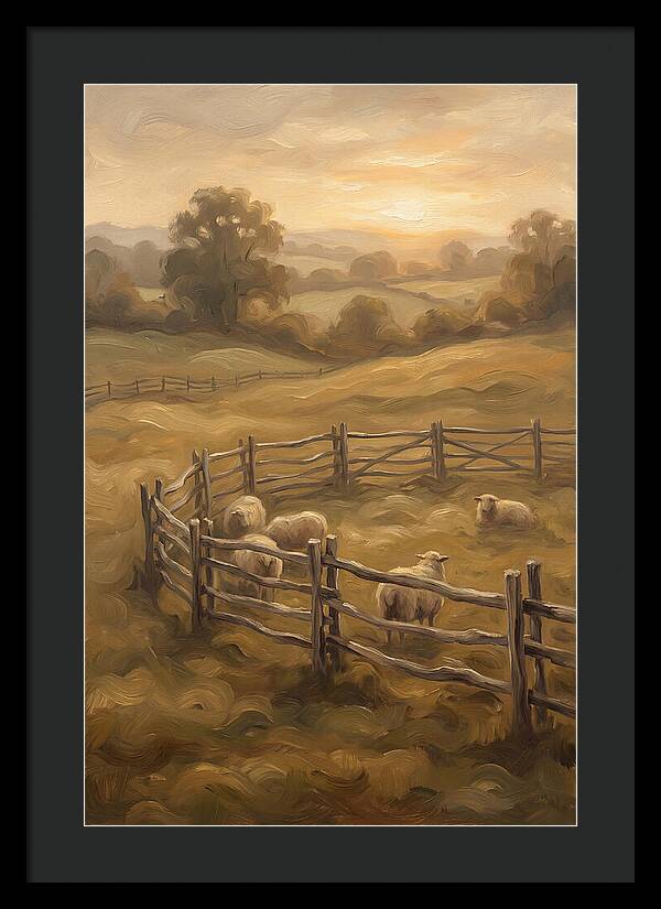 Old Wooden Hurdles Fencing Sheep Pen