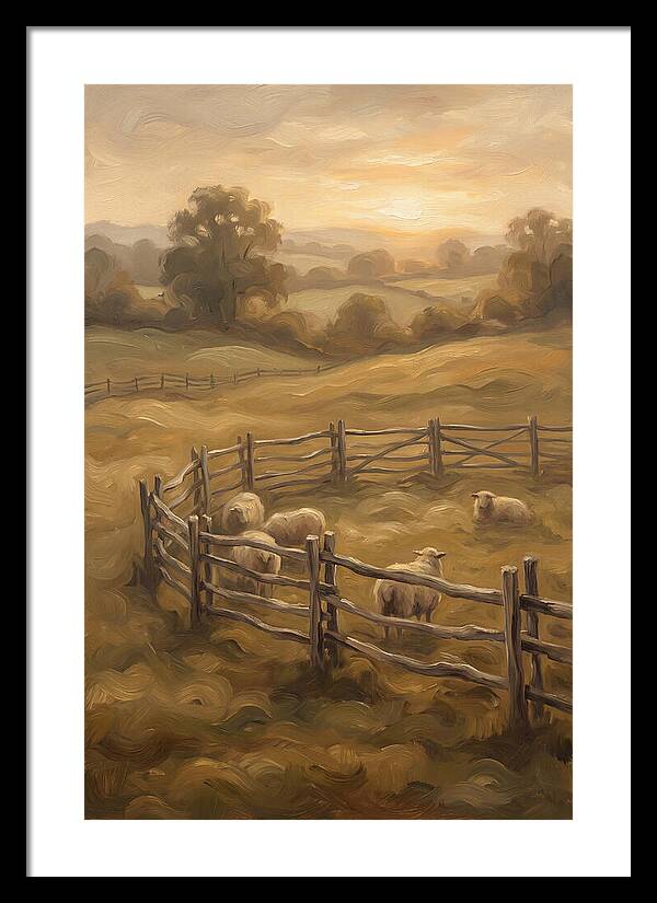 Old Wooden Hurdles Fencing Sheep Pen