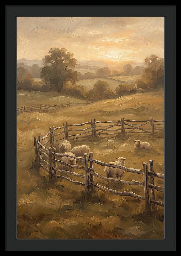 Old Wooden Hurdles Fencing Sheep Pen