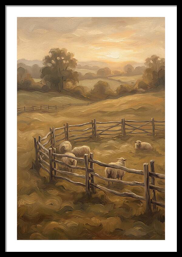 Old Wooden Hurdles Fencing Sheep Pen
