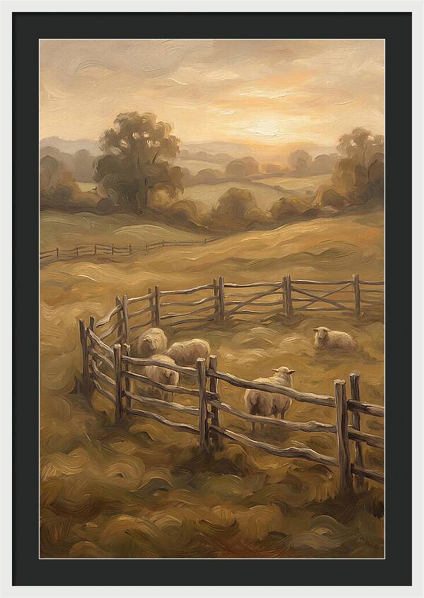 Old Wooden Hurdles Fencing Sheep Pen