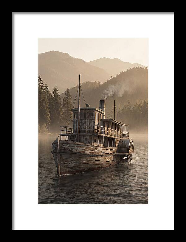Old Wooden Pleasure Steamer
