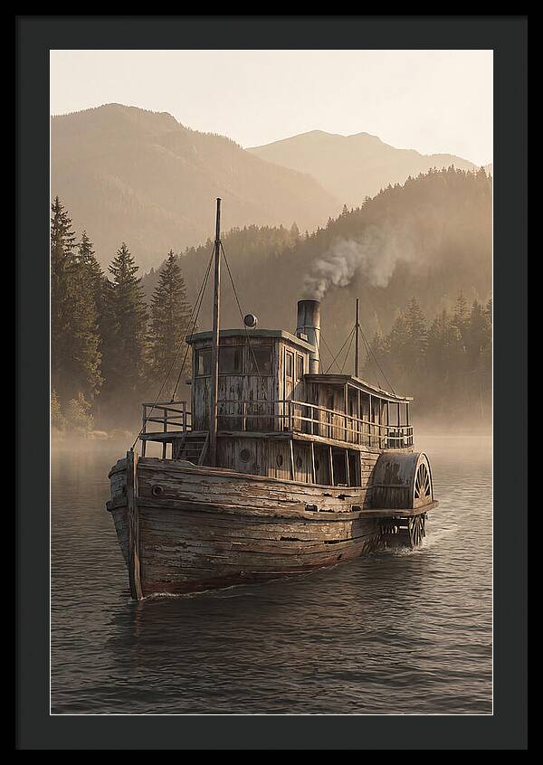 Old Wooden Pleasure Steamer