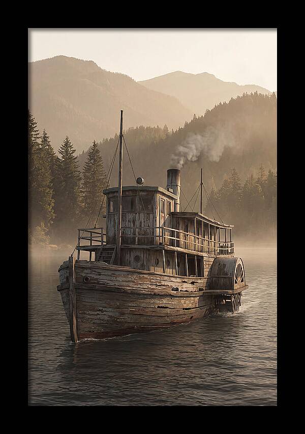 Old Wooden Pleasure Steamer