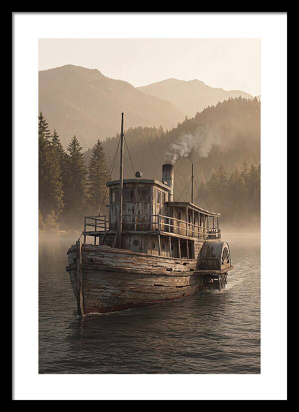 Old Wooden Pleasure Steamer