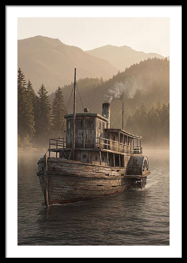 Old Wooden Pleasure Steamer