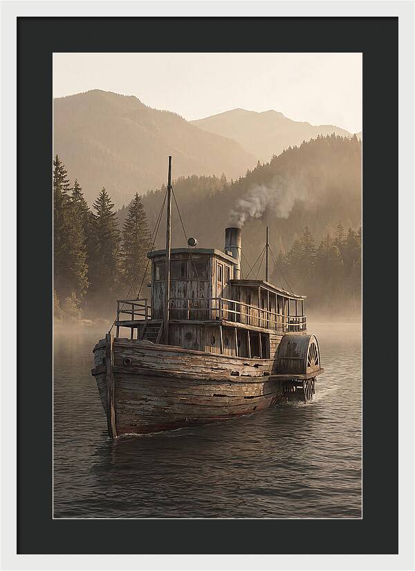 Old Wooden Pleasure Steamer