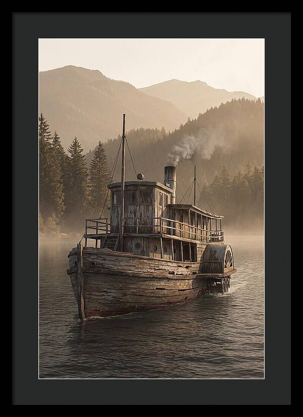 Old Wooden Pleasure Steamer