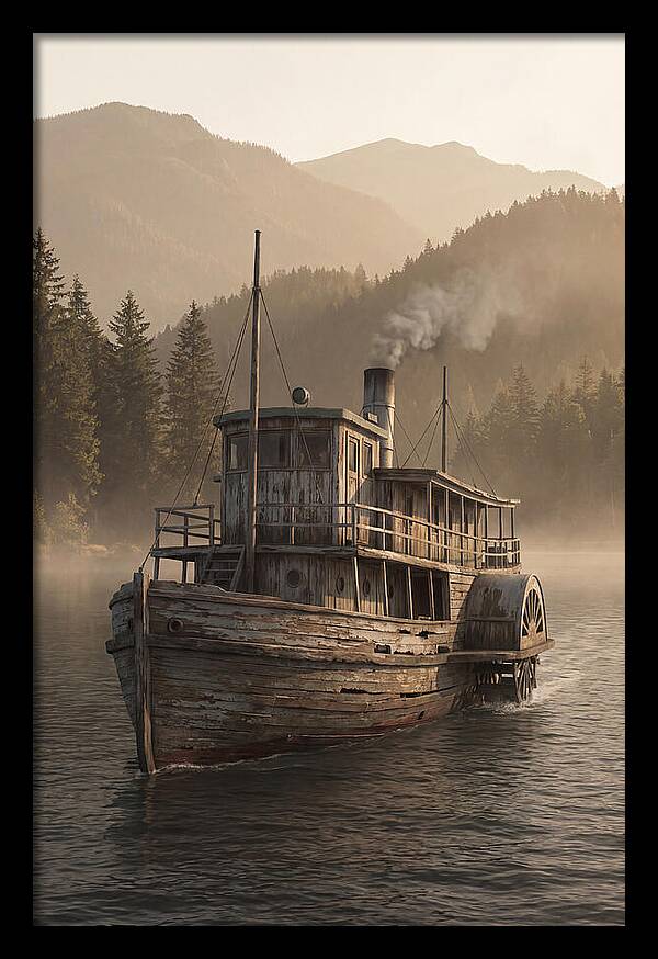 Old Wooden Pleasure Steamer