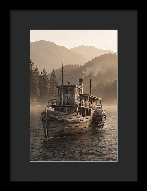 Old Wooden Pleasure Steamer