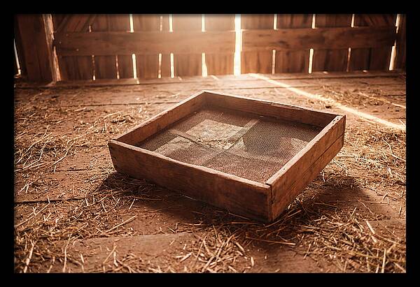 Old Wooden Potato Riddle