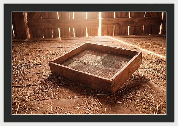 Old Wooden Potato Riddle
