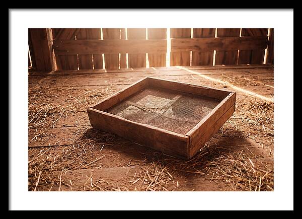 Old Wooden Potato Riddle