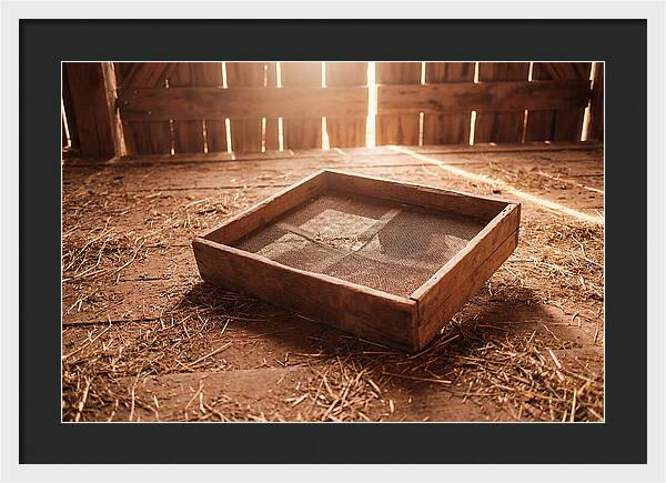 Old Wooden Potato Riddle