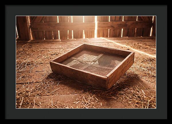 Old Wooden Potato Riddle