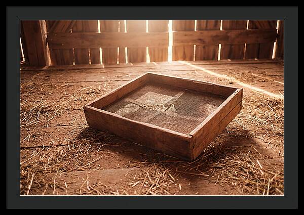 Old Wooden Potato Riddle