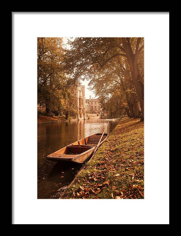 Old Wooden Punt By The River
