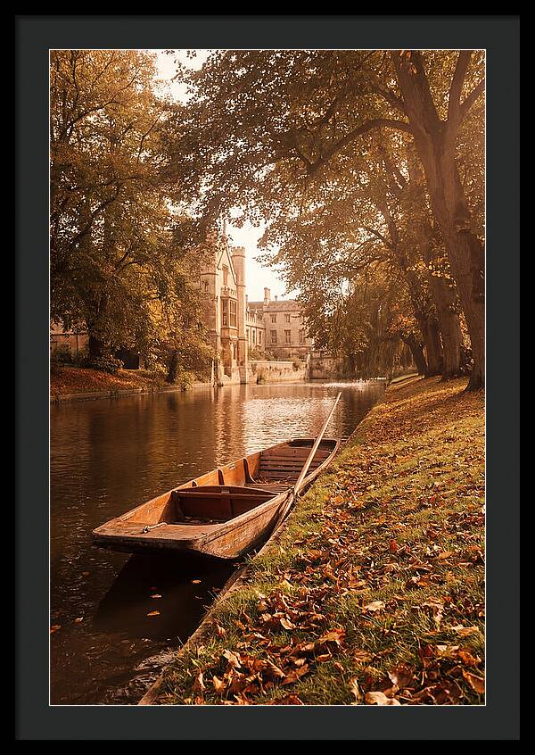 Old Wooden Punt By The River