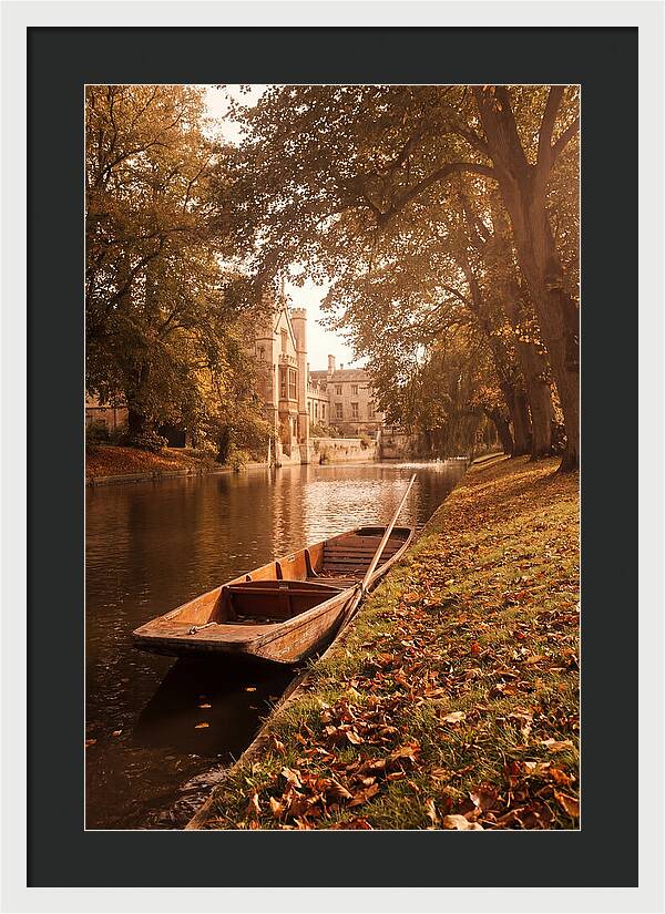 Old Wooden Punt By The River
