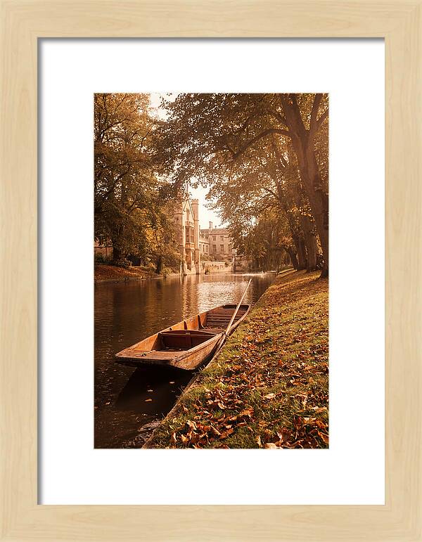 Old Wooden Punt By The River