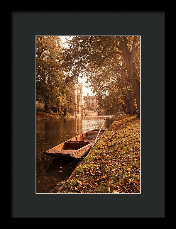Old Wooden Punt By The River