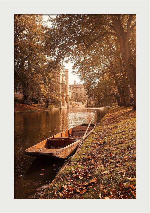 Old Wooden Punt By The River