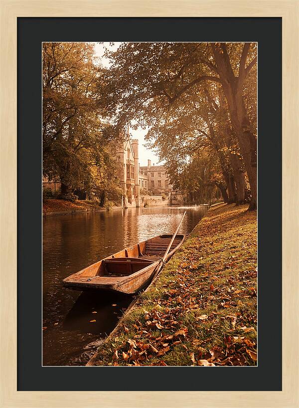 Old Wooden Punt By The River