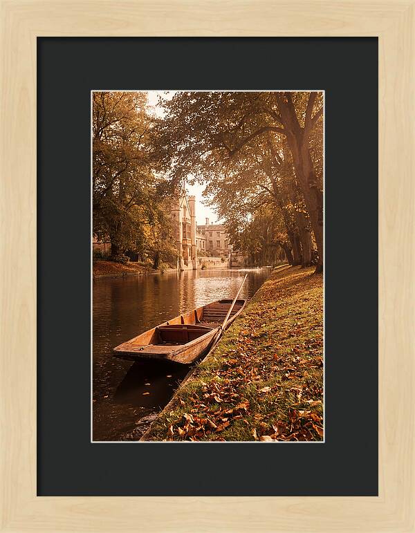 Old Wooden Punt By The River