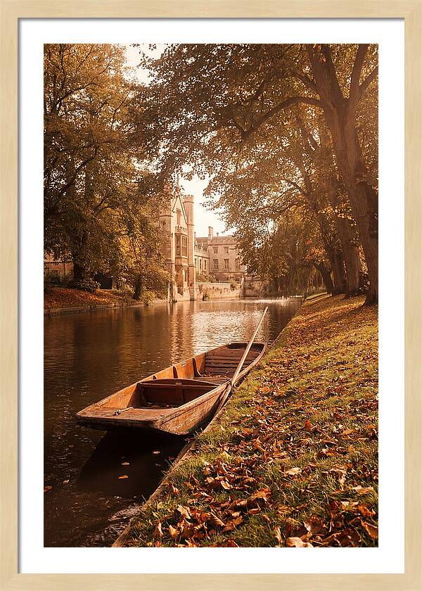 Old Wooden Punt By The River