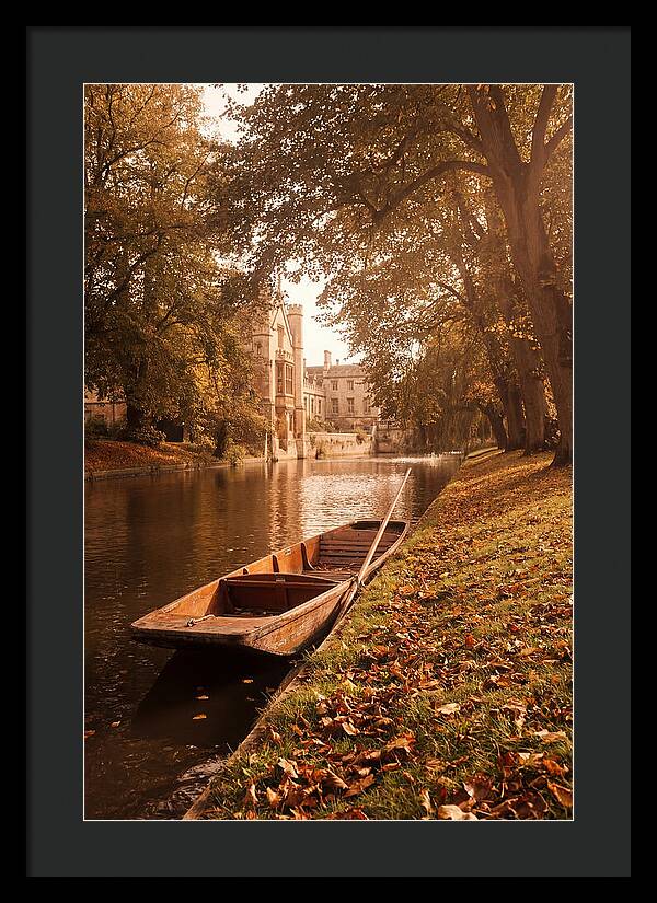 Old Wooden Punt By The River