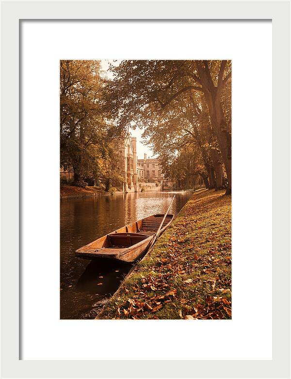 Old Wooden Punt By The River