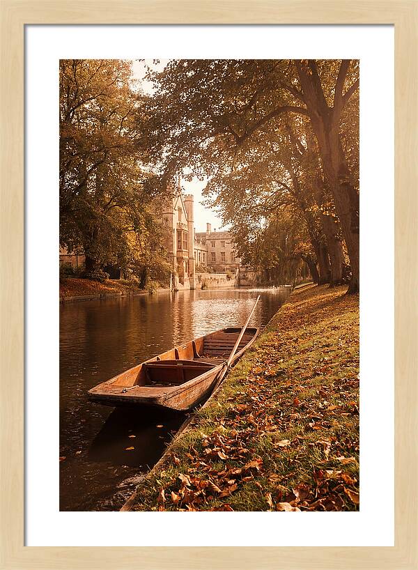 Old Wooden Punt By The River