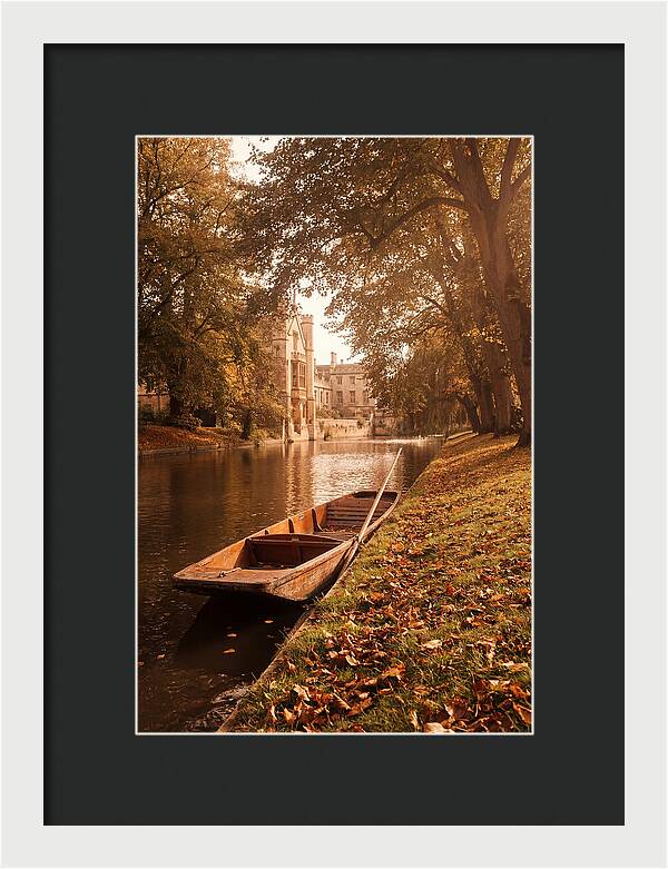 Old Wooden Punt By The River